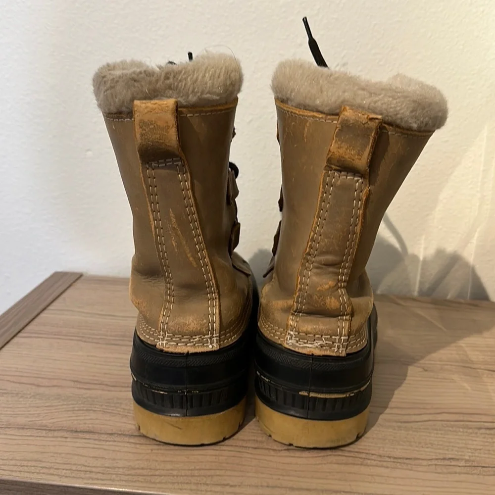 VTG Sorel Made in Canada snow boots Buffalo Kaufman